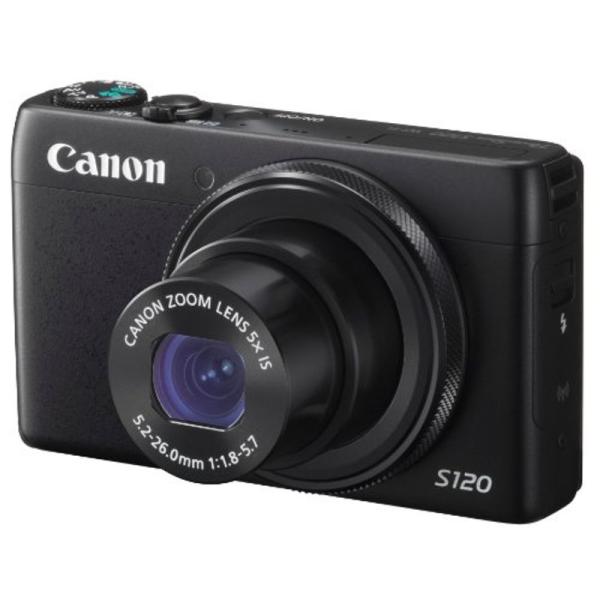 Canon デジタルカメラ PowerShot S120(ブラック) F値1.8 広角24mm 光学5倍ズーム PSS120(BK)