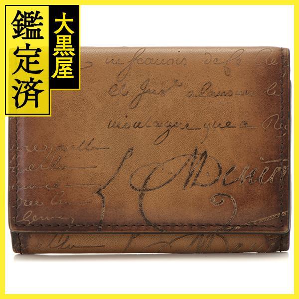 Berluti ベルルッティ インブイアスクリットレザーカードホルダー  