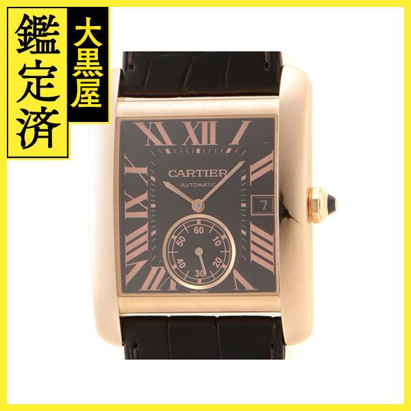 Cartier（カルティエ） タンクMC W5330002 PG/ラバー ブラウン 自動 
