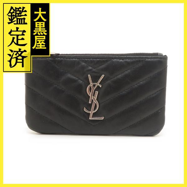 SAINT LAURENT LAURENT サンローラン キーリング付コインケース 438386 