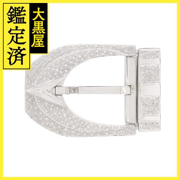 JEWELRY ベルトバックル ダイヤモンド K18WG ホワイトゴールド D2.08ct