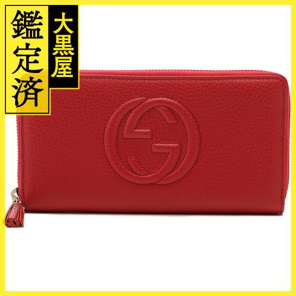 GUCCI（グッチ） タッセル付き ソーホー ラウンドファスナー長財布 