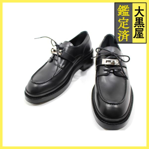 HERMES（エルメス） ファーストシューズ レディース37ハーフ ブラック 