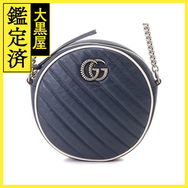 GUCCI（グッチ） GUCCI GGマーモント キルティングラウンドミニ 