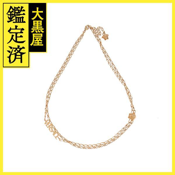 VERSACE VERSACE ヴェルサーチ メドゥーサロゴネックレス GPゴールド  