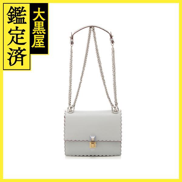 FENDI フェンディ ミニキャナイ チェーンショルダーバッグ ライト 
