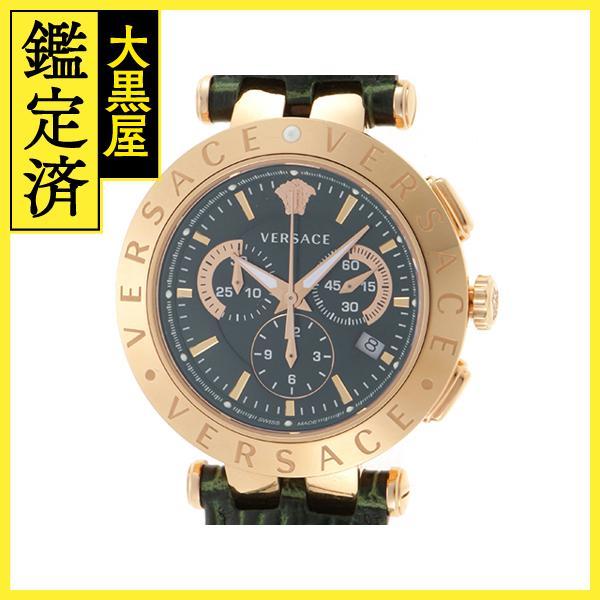 GIANNI VERSACE ヴェルサーチ 腕時計 ブイレース クロノグラフ 
