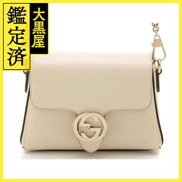 GUCCI グッチ インターロッキングG チェーンショルダーバッグ 
