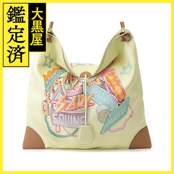 HERMES エルメス シルキーシティ41 ジョーヌペール/ビスケット シルク  