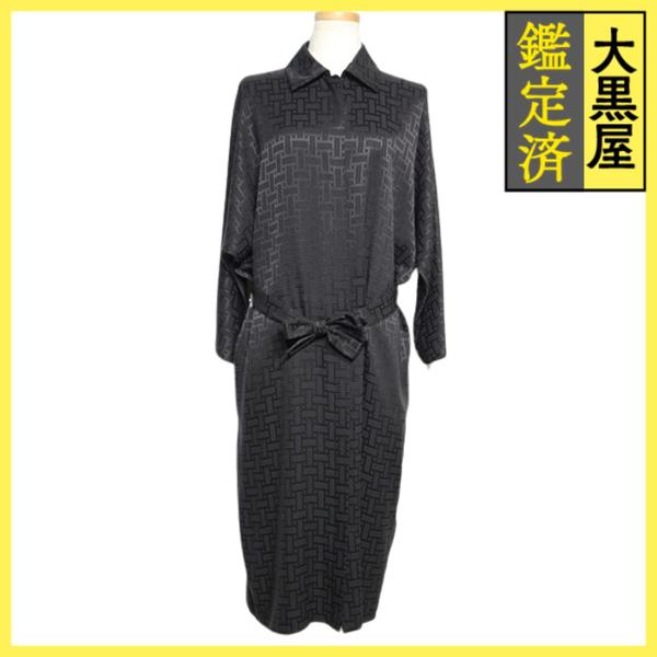 HERMESシルクキャミワンピース38 HERMES シルクワンピース38