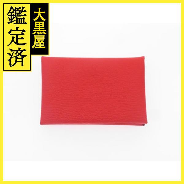 HERMES（エルメス） カードケース 名刺入れ カルヴィ ローズテキサス