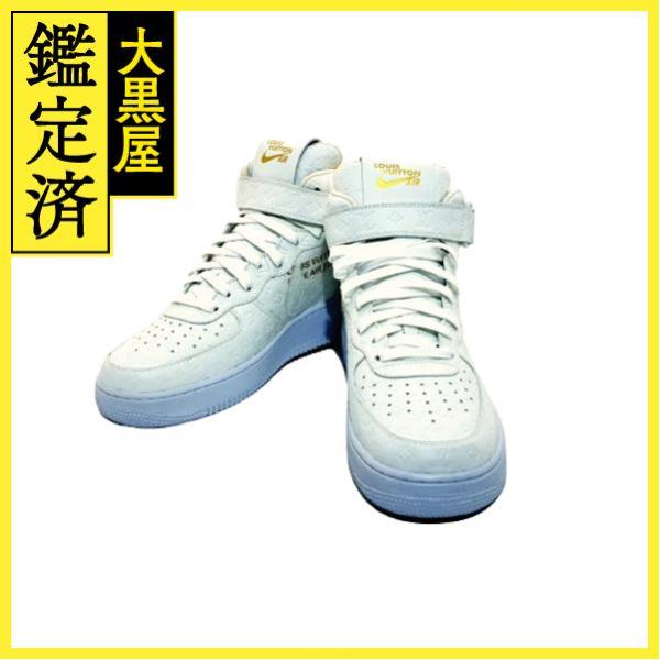 未使用 ルイヴィトン×ナイキ エアフォース１ ミッド ホワイト メンズ9（約27cm） スニーカー LOUIS VUITTON × NIKE【200】