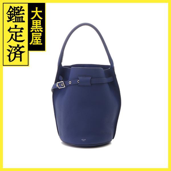 CELINE（セリーヌ） バッグ ビッグバッグ バケット ブルー カーフ 