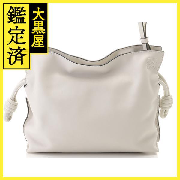 LOEWE（ロエベ） フラメンコクラッチミニ ショルダーバッグ ホワイト