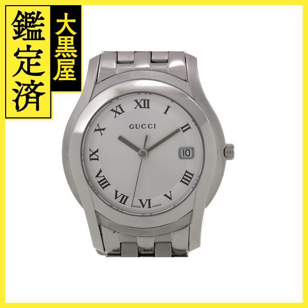 GUCCI グッチ 腕時計 Gクラス 5500M YA055305 ステンレス シルバー文字  