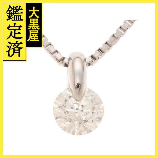 JEWELRY ジュエリー ネックレス PT900 ダイヤモンド0.37ct 約3.3g 