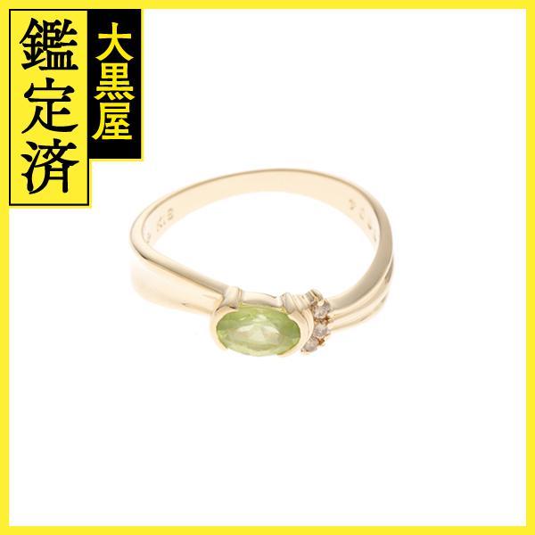 STAR JEWELRY ジュエリー リング K18イエローゴールド ペリドット 