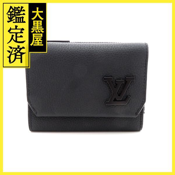 LOUIS VUITTON ポルトフォイユ・パイロット LVアエログラム ノワール 