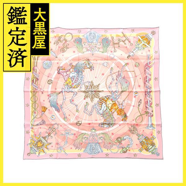 エルメス カレ70 CHORUS STELLARUM デザイナー 野村大輔 ローズ エルメス カレ70 CHORUS STELLARUM デザイナー 野村大輔 ローズ