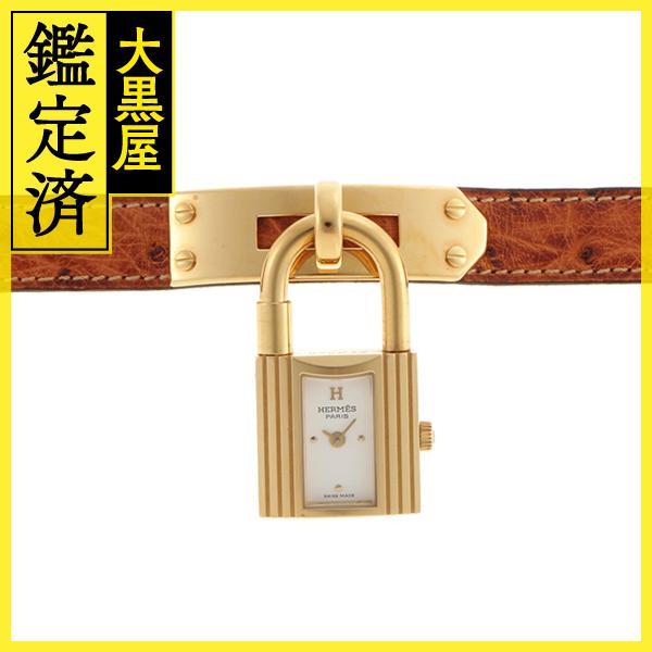 Kelly HERMES エルメス ケリーウォッチ KE1.210 ホワイト文字盤  