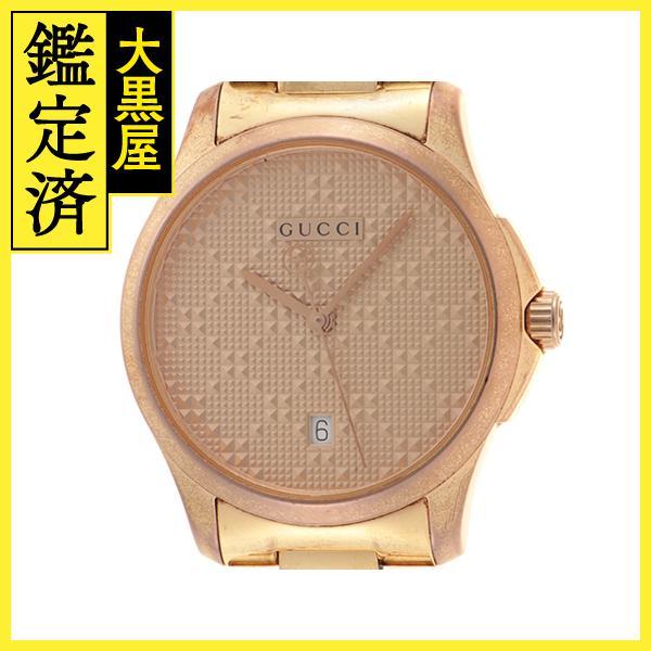 グッチ GUCCI YA126567 Gタイムレス ピンクゴールド腕時計