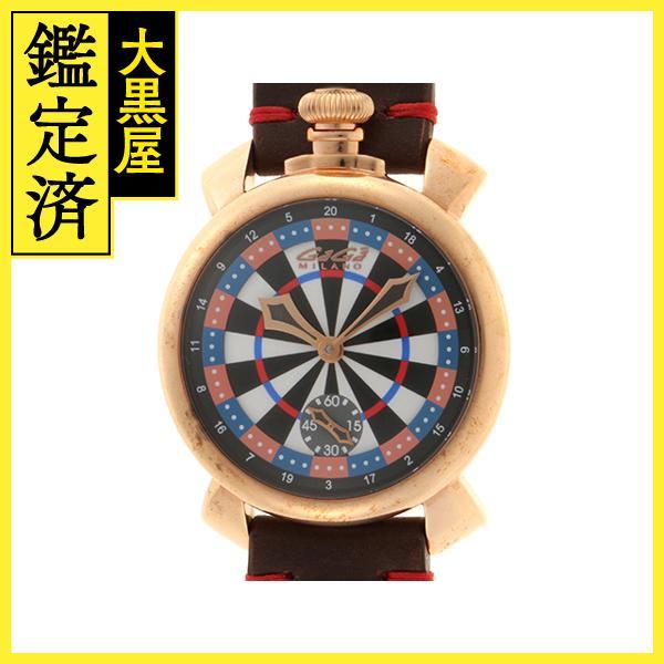 GaGa MILANO（ガガミラノ） マヌアーレ48mm 5011LV03 ダーツ柄文字盤