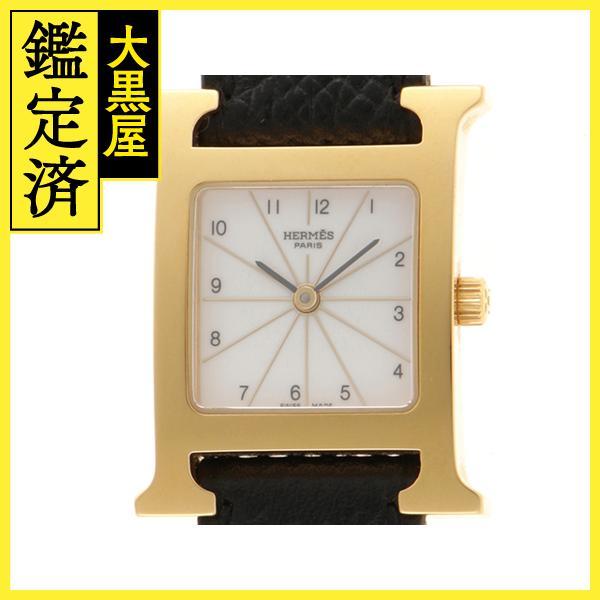 HERMES HEREMS エルメス 腕時計 Hウォッチ HH1.201 ホワイト文字盤  