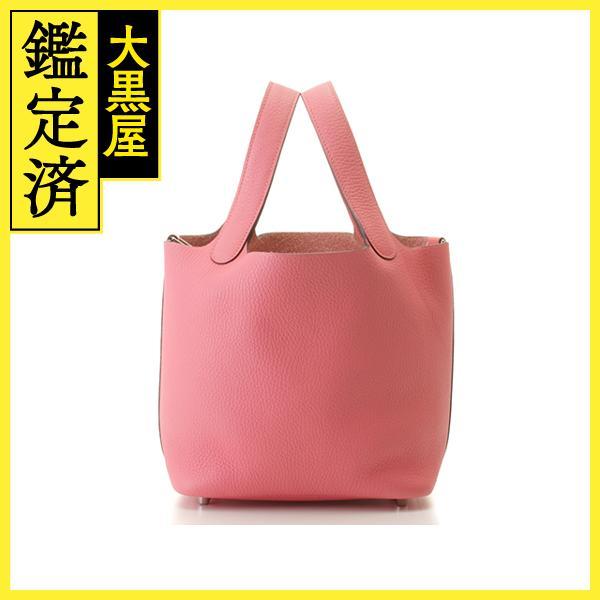 HERMES HERMES エルメス ピコタンロックPM ローズアザレ/SV トート  