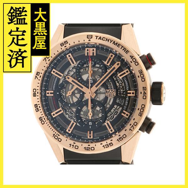 TAG HEUER HEUER タグ・ホイヤー カレラ CAR205B PG/SS/ラバー  