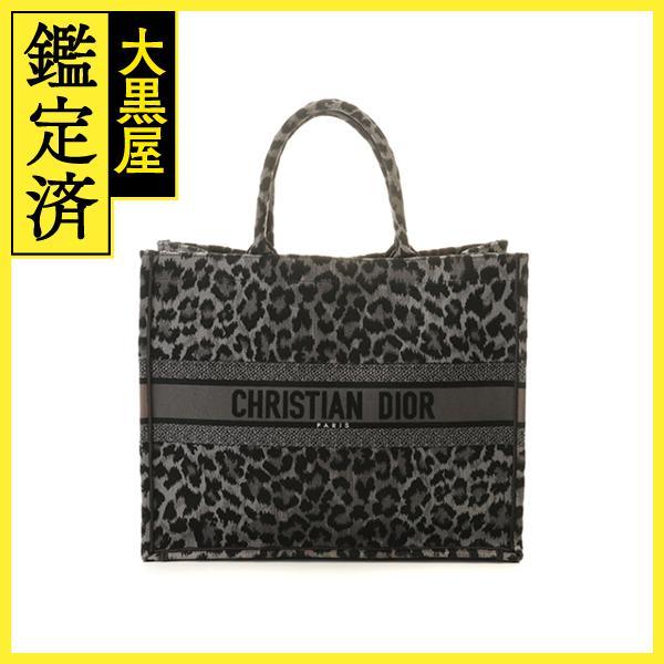 Christian Dior Dior ディオール レオパード ブックトート ラージ 