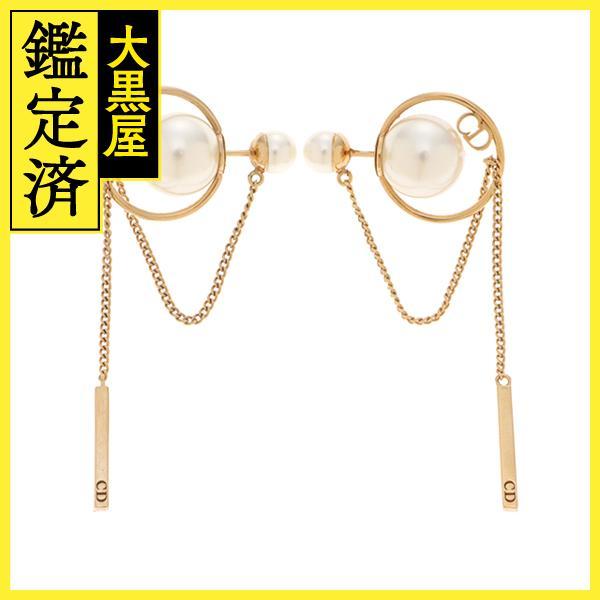 Christian Dior Dior ディオール Tribalesピアス メタル(GP)/レジン 