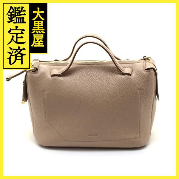 BALLY バリー バッグ キッセン スモール 2wayバッグ ベージュ レザー 