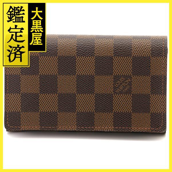 極美品 ルイヴィトン ダミエ ポルトフォイユ トレゾール ダミエ 折り財布 ルイヴィトン ダミエ ポルトフォイユ トレゾール 折り財布N61736