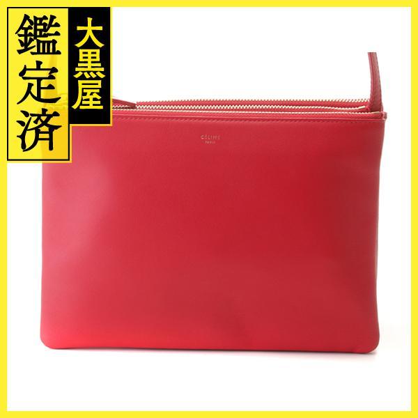 CELINE CELINE セリーヌ トリオ ラージ ショルダーバッグ 171453 