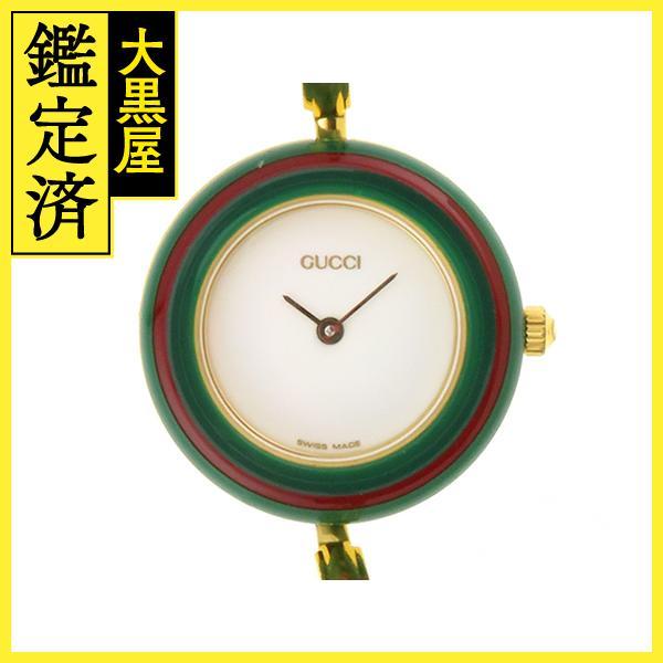GUCCI 11/12.2 腕時計(クォーツ) グリーン/レッド GUCCI（グッチ） - 11/12.2 【430】 : 質屋 大黒屋 - 通販 - Yahoo