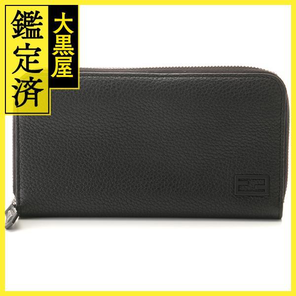 Fendi ブラック 長財布 FFロゴ 楽天市場】FENDI フェンディ FF Logo Zip Around Wallet 7M0276 A8VC