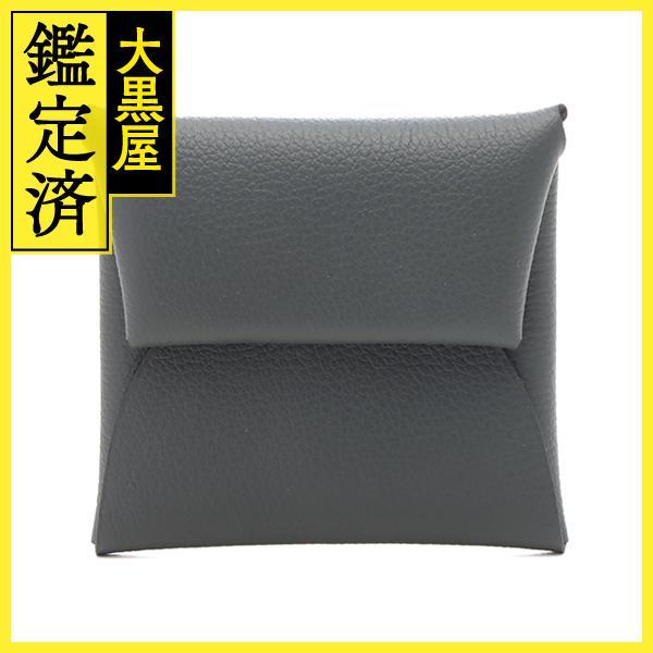 HERMES（エルメス） バスティア ブルーオランジュ/エタン コインケース