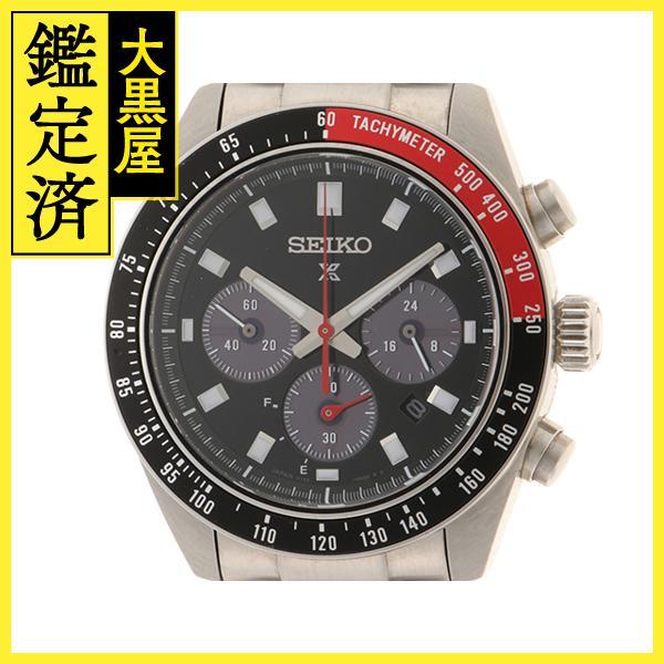 SEIKO PROSPEX V192-0AH0 SBDL099 黒文字盤 Seiko Prospex Speedtimer Chronograph Black Ref. SBDL099