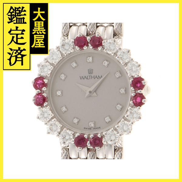 WALTHAM ウォルサム WG J0D0488 ダイヤ・ルビーベゼル 12Pダイヤ  