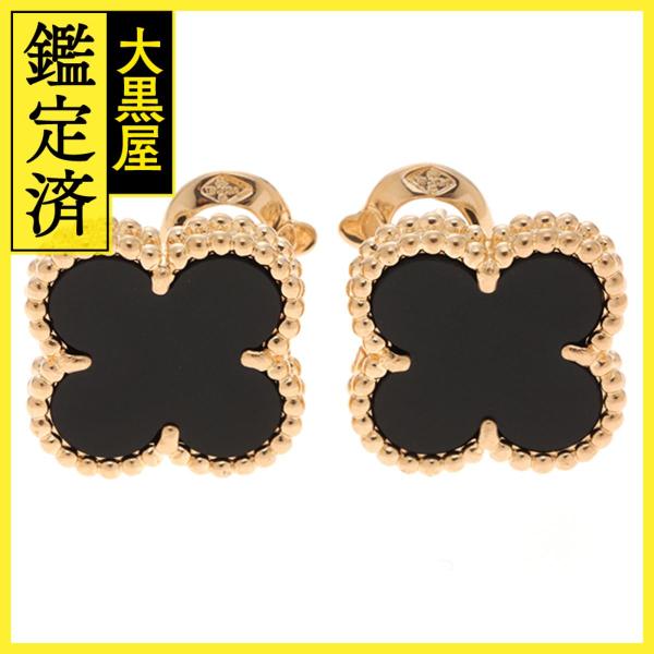 【VCA】VCARA44100 ヴィンテージアルハンブラピアス イヤリング☆Ａ品☆質屋 ユニオン本通店 Van Cleef Arpels ヴァンクリーフ・アーペル Van Cleef ＆ Arpels（ヴァンクリーフ ＆ アーペル） Van Cleef