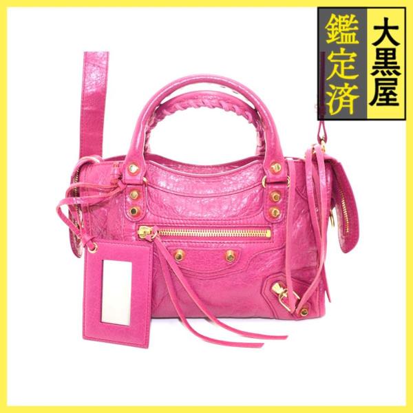 BALENCIAGA Balenciaga バレンシアガ クラシック ミニシティ パープル