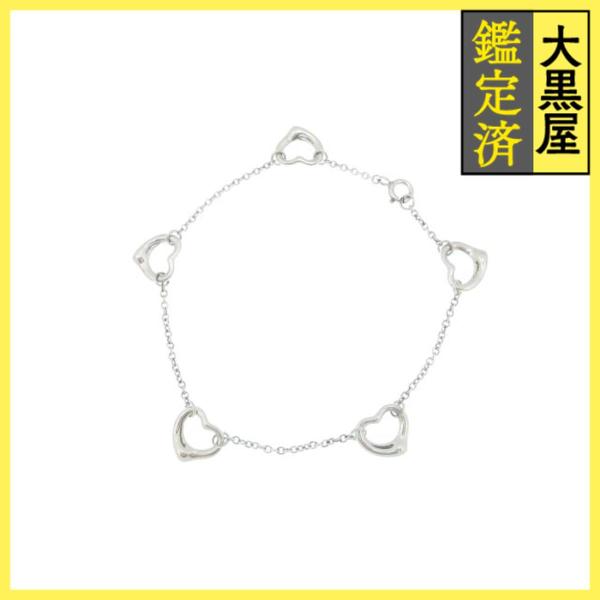 レディース 極美品✨ ティファニー ブレスレット オープンハート 5連