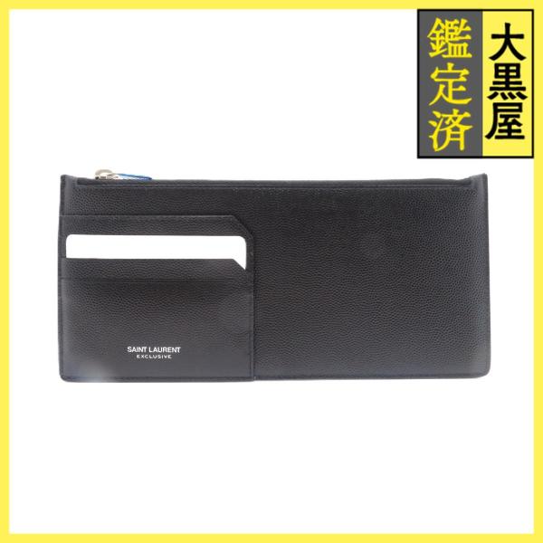 【美品】SAINT LAURENT ブラック長財布 daikokuya78_1410650