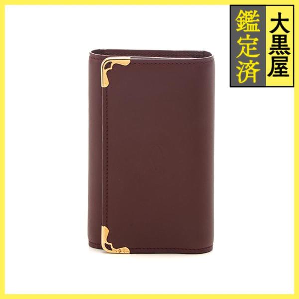 Cartier（カルティエ） マストライン 6連キーケース ボルドー レザー