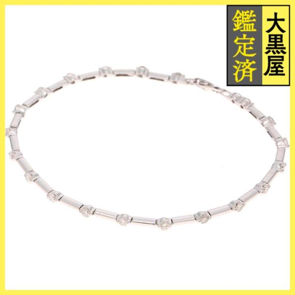 N3190 k18PG ダイヤブレスレット　D：0.09ct N3190 k18PG ダイヤブレスレットD：0.09ct