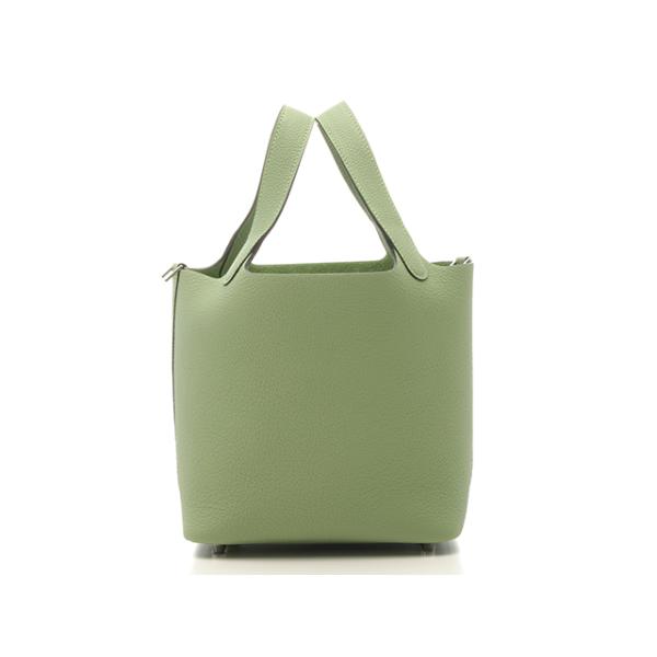 【U刻印】 HERMES ピコタンロック PM ヴェールクリケット ハンドバッグ HERMES（エルメス） バッグ ピコタンロックPMトリヨンモーリス