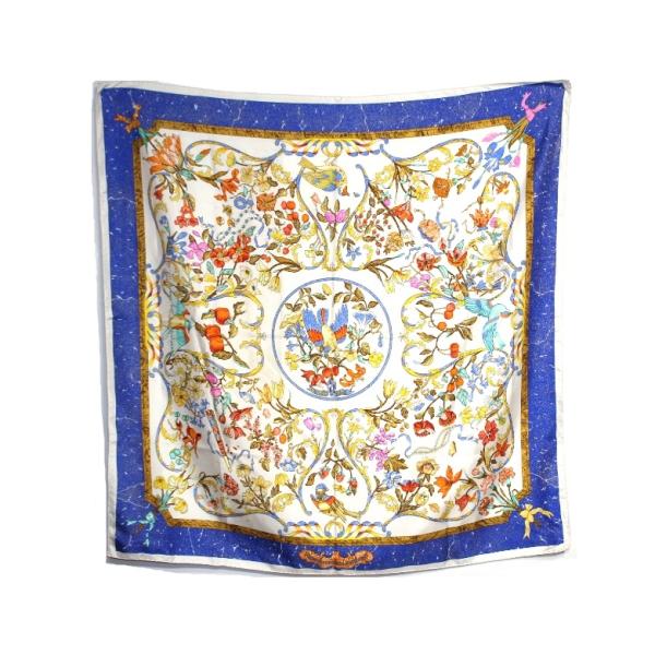 HERMES エルメス 衣類 カレ90  衣料品  スカーフ シルク マルチカラー 【中古】