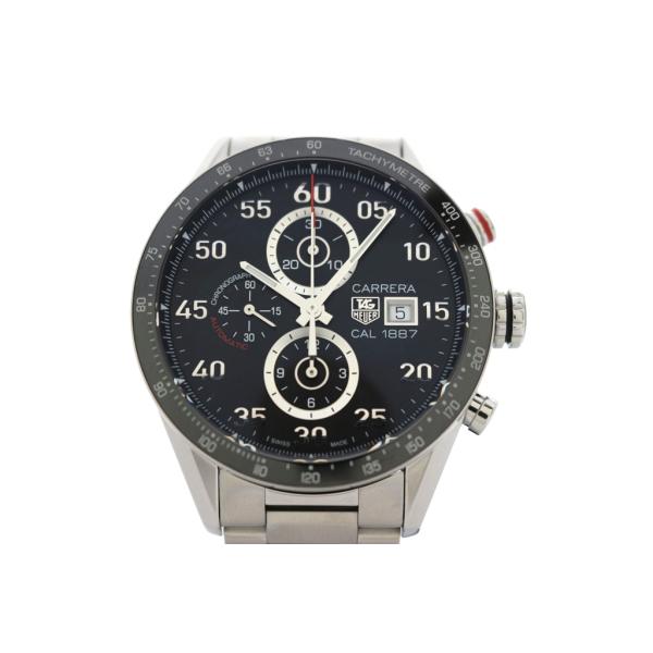 TAG HEUER タグホイヤー カレラクロノ キャリバー1887 CAR2A10.BA0799 ステンレススチール ブラック メンズ 自動巻き  【200】【中古】