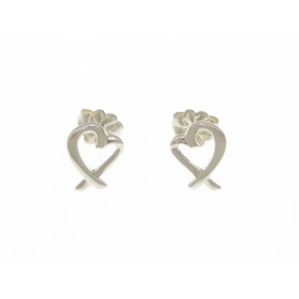TIFFANY&Co.（ティファニー） ラビングハートピアス/SV/約1.2g 貴金属