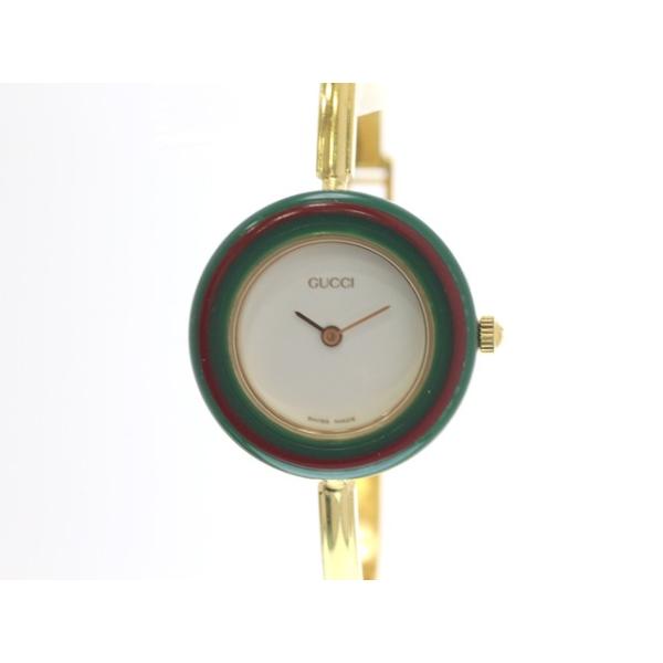 GUCCI グッチ　レディース　腕時計 GUCCI（グッチ） レディース腕時計 チェンジベゼル バングルタイプ 11